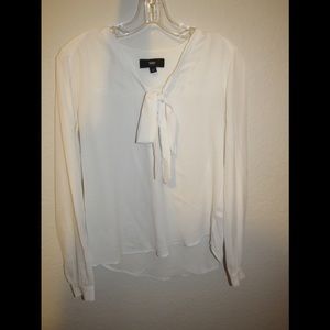 Sheer White Blouse
